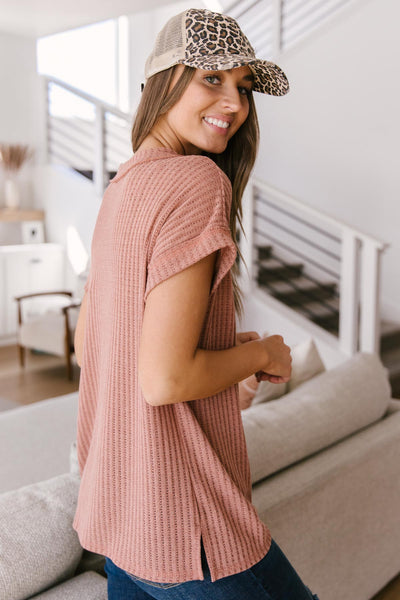 Sweet Surrender Top in Mauve