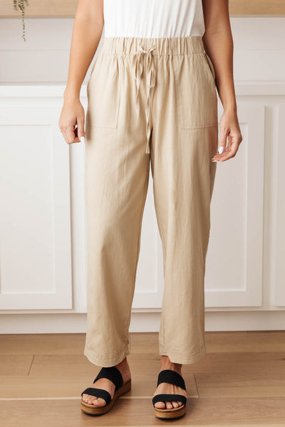 Transitions Cropped Pants In Sand