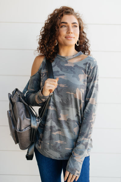 Target Practice Camo Top