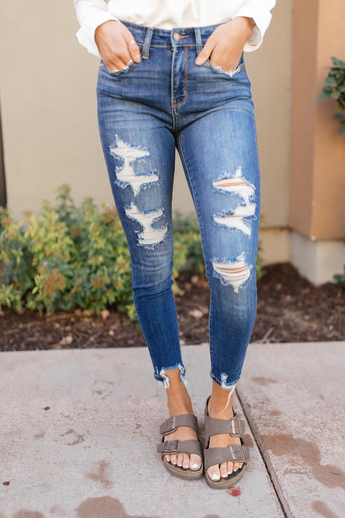 Tattered And Torn Jeans