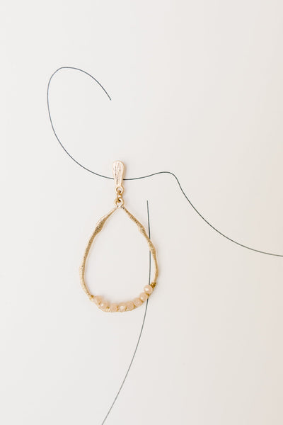 Tear Drop Bead Earrings
