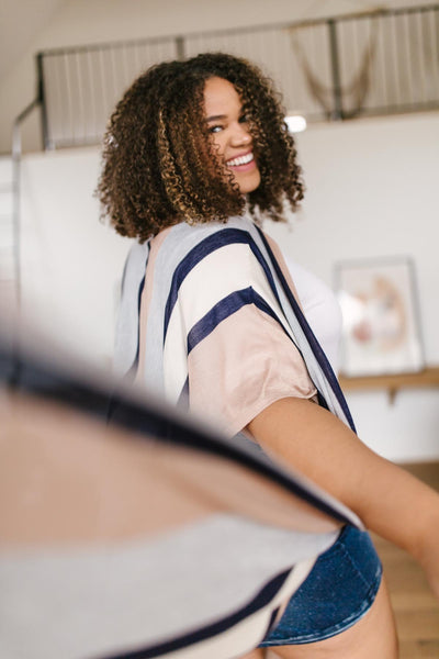 The Addison Striped Cardigan