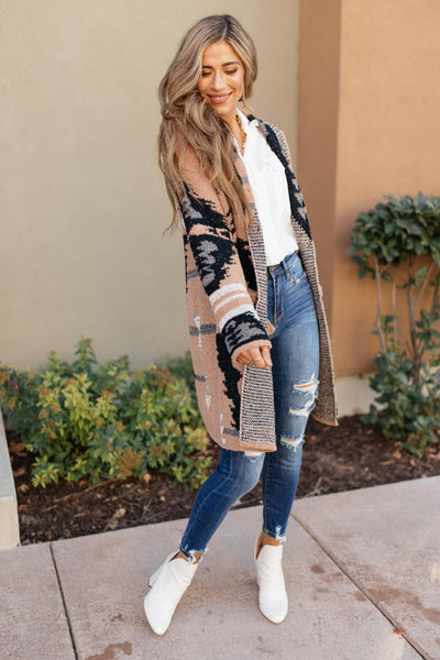 The Amanda Patterned Cardigan