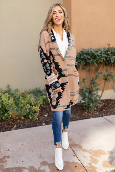 The Amanda Patterned Cardigan