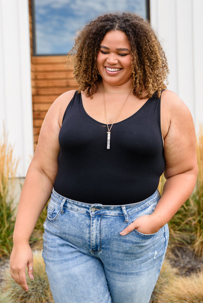 The Basics Bodysuit In Black