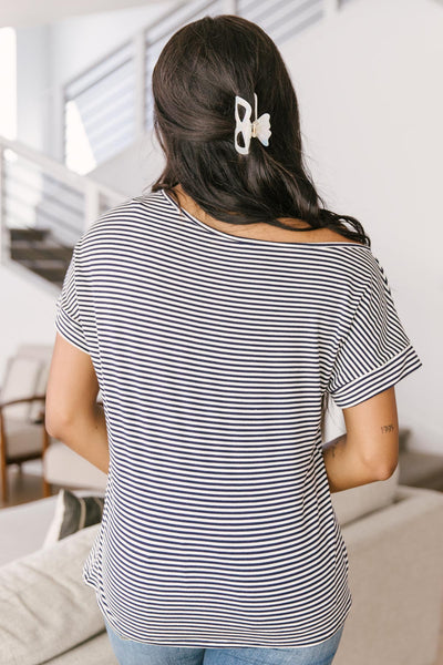 The Boardwalk Top in Navy