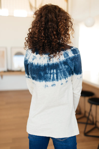 Chelsea Tie-Dye Detail Top