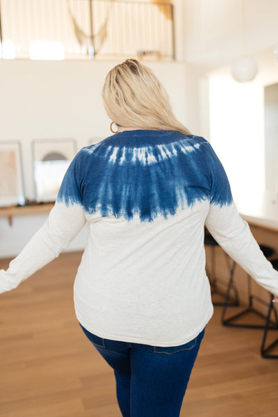 Chelsea Tie-Dye Detail Top