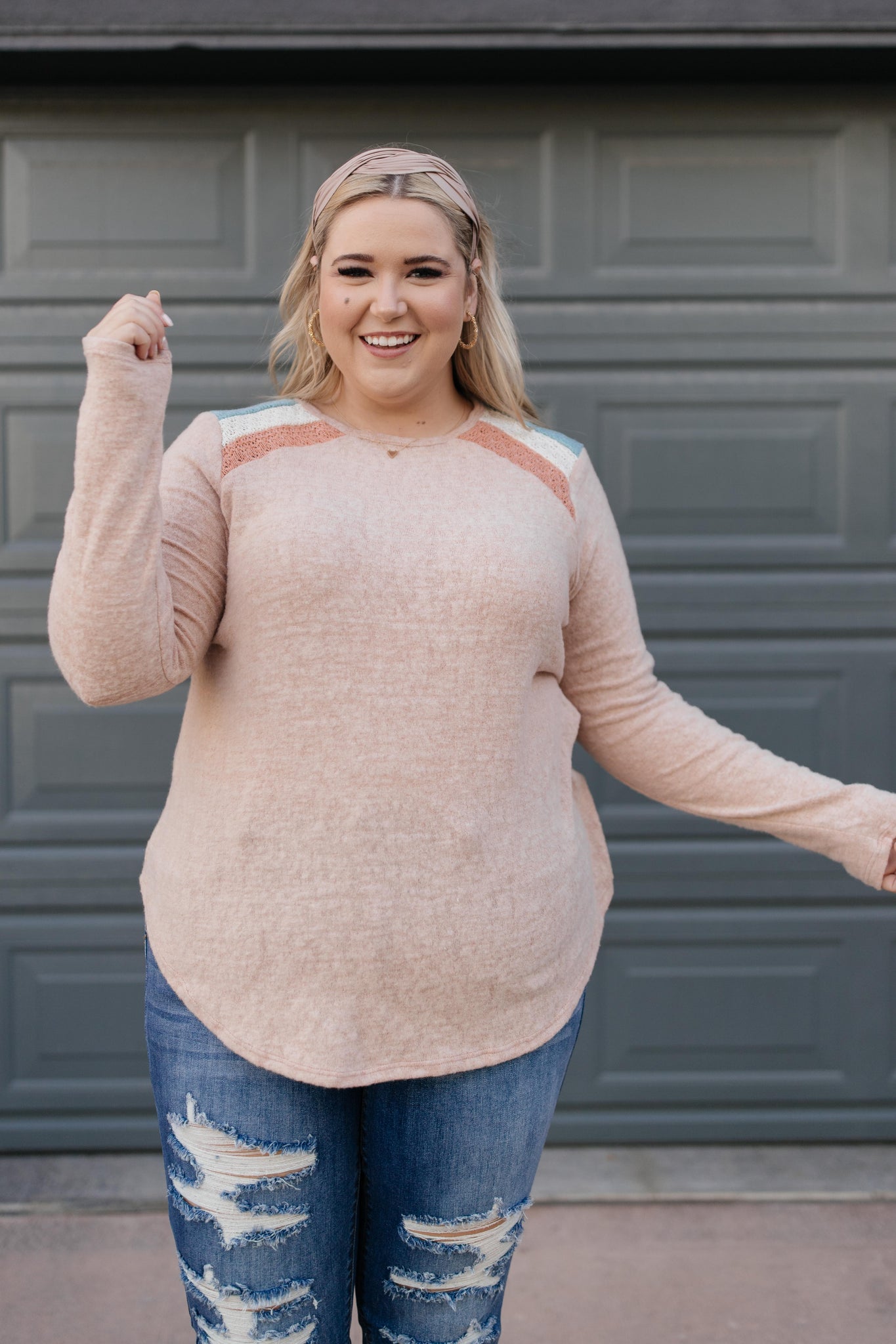 The Everything Nice Top in Pink