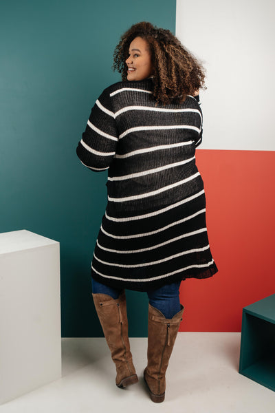 The Janessa Striped Cardigan