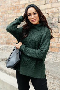 The Kelsey Sweater in Hunter Green