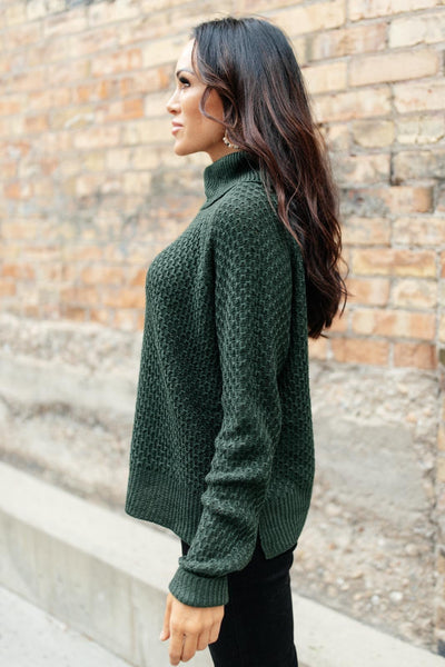 The Kelsey Sweater in Hunter Green