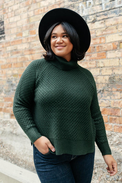 The Kelsey Sweater in Hunter Green