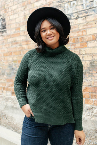 The Kelsey Sweater in Hunter Green