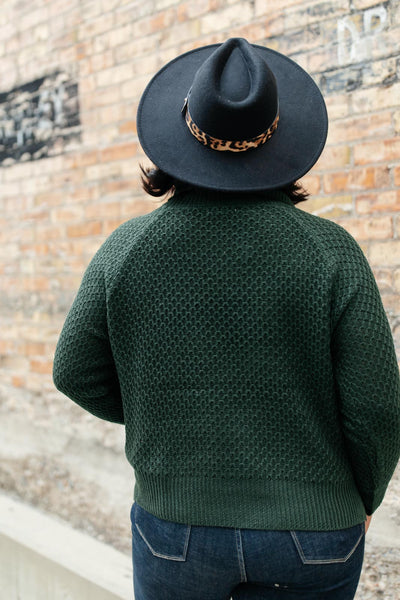 The Kelsey Sweater in Hunter Green