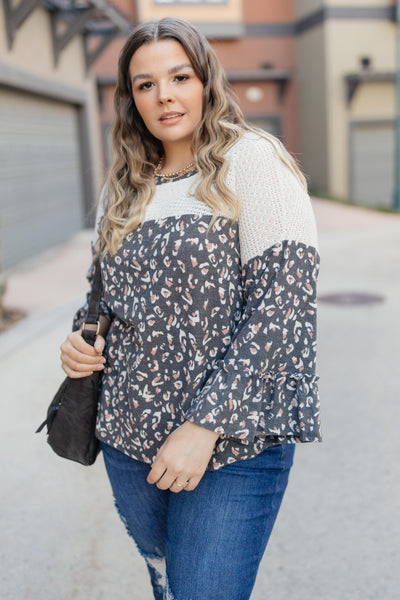 The Knit And Spots Top