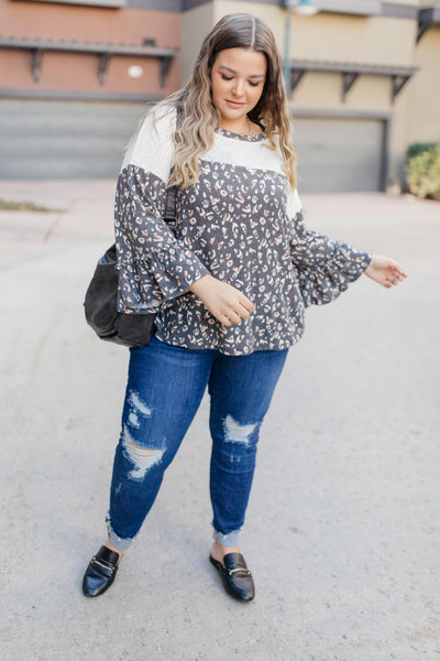 The Knit And Spots Top