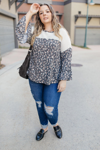 The Knit And Spots Top