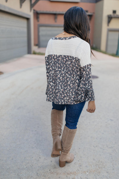 The Knit And Spots Top