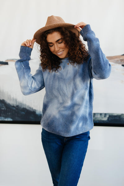 Margo Long Sleeve Top in Blue