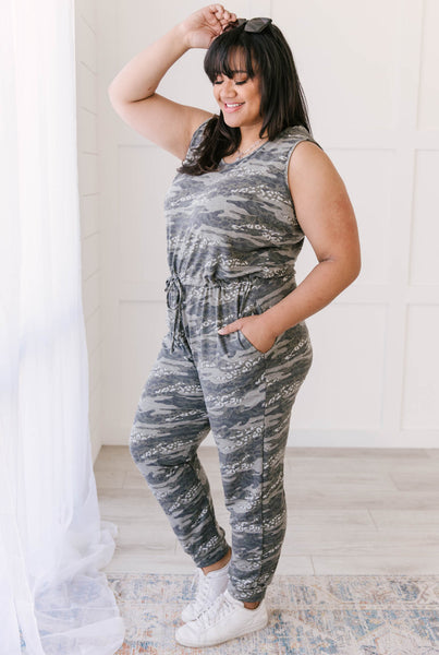 Megan Jumpsuit in Camo