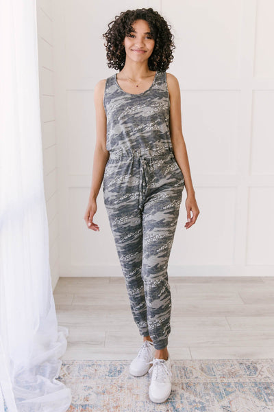 Megan Jumpsuit in Camo