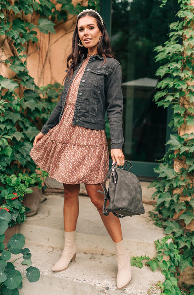 The Mercer Dress in Dusty Rose