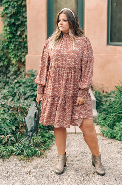 The Mercer Dress in Dusty Rose