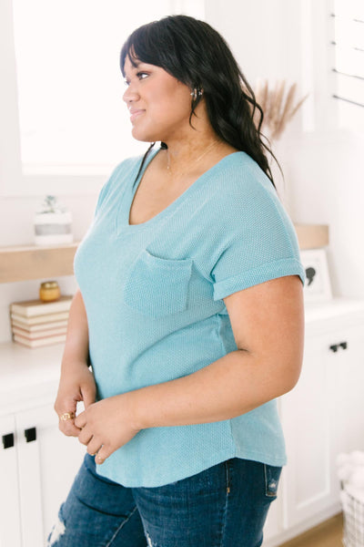 The Morning Bird Top in Blue