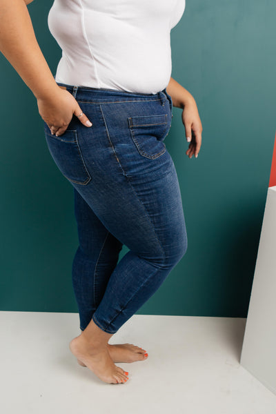 The One With Unique Pockets Medium Wash Jeans