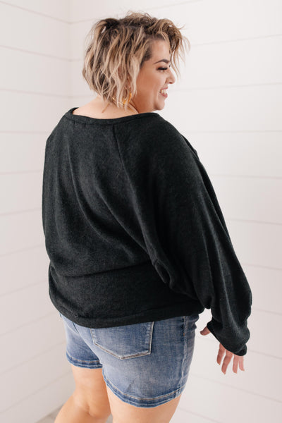 Simple Sass Top in Black