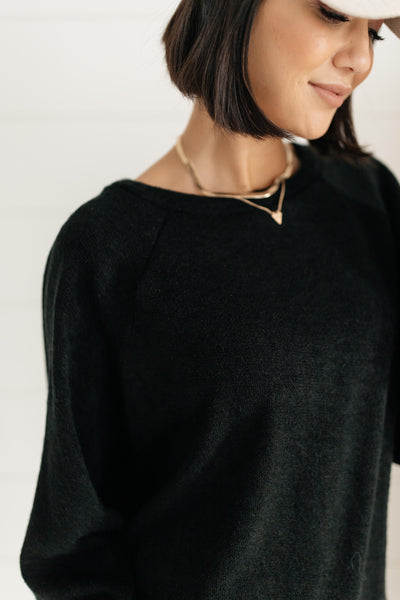 Simple Sass Top in Black