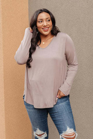 The Wendi Top in Ash