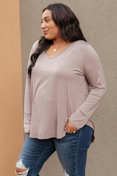 The Wendi Top in Ash