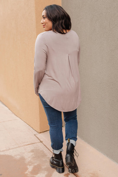 The Wendi Top in Ash