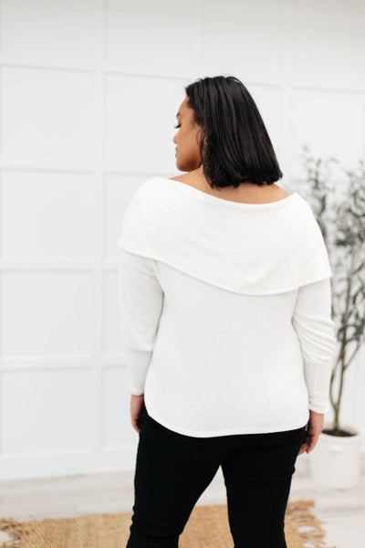 Top Tier Sweater in Ivory