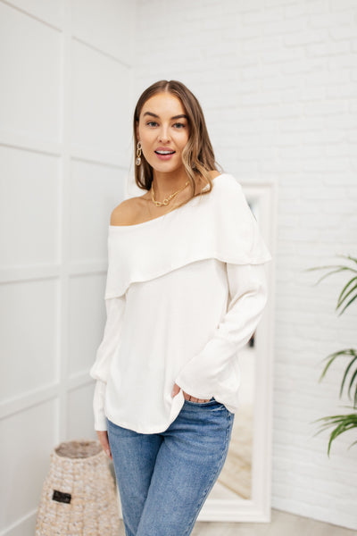 Top Tier Sweater in Ivory