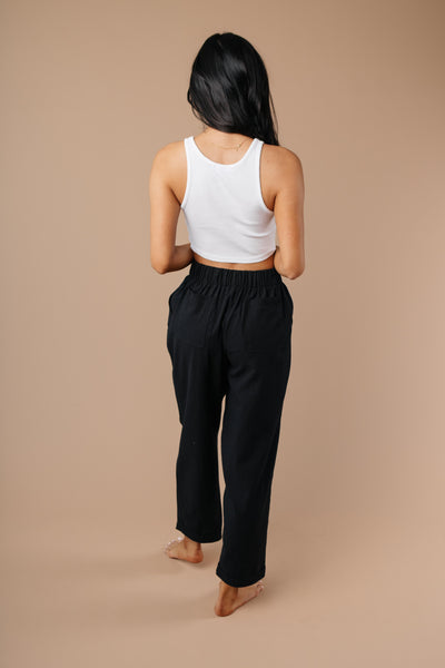 Transitions Cropped Pants In Black