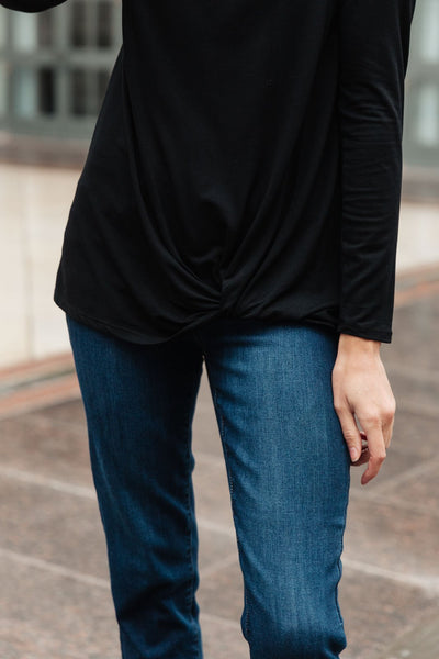 Twist And Shout Top in Black