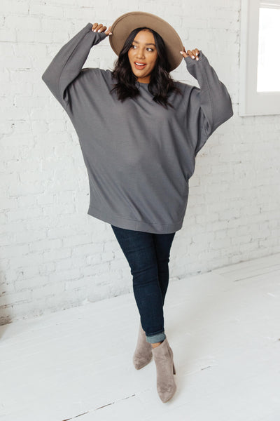 Ultimate Thermal Tunic in Charcoal