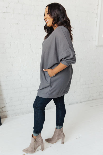 Ultimate Thermal Tunic in Charcoal