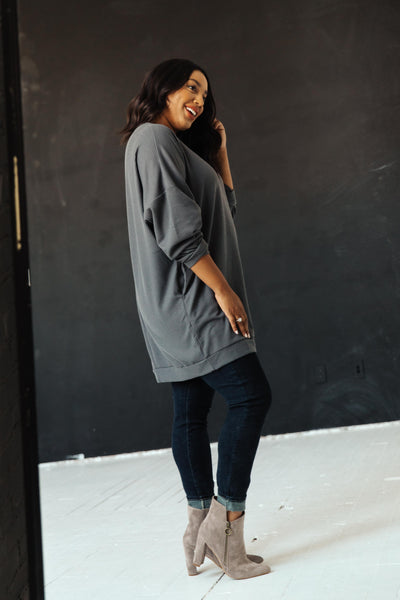 Ultimate Thermal Tunic in Charcoal