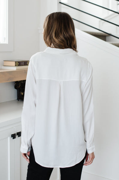 Unwavering Confidence Blouse In White