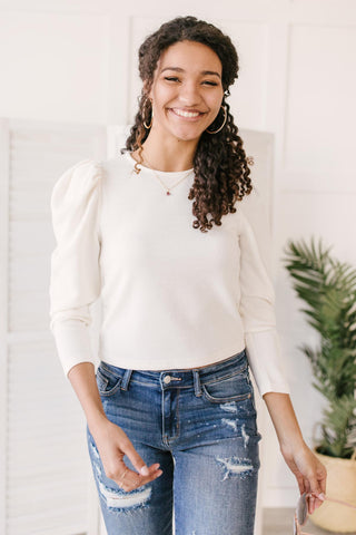 Very Pretty Top in Ivory