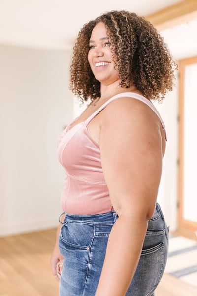 Velvet Vixen Camisole In Rose