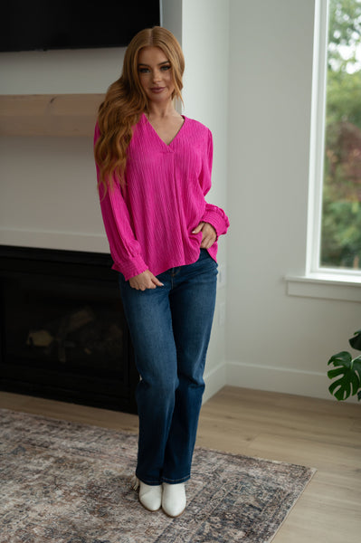 Very Refined V-Neck Blouse