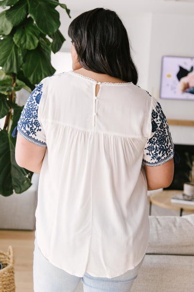 Wanderlust Embroidered Blouse