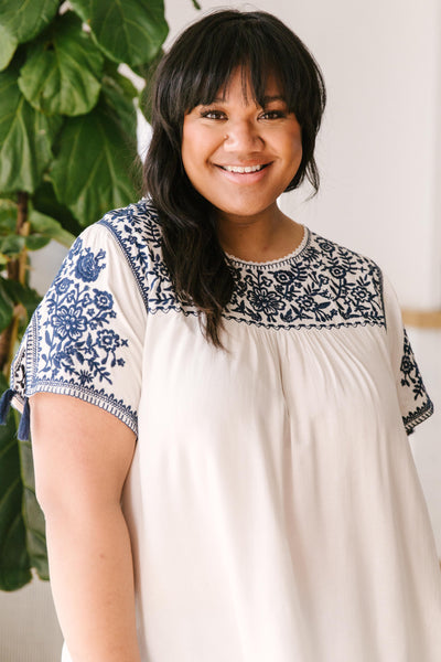 Wanderlust Embroidered Blouse