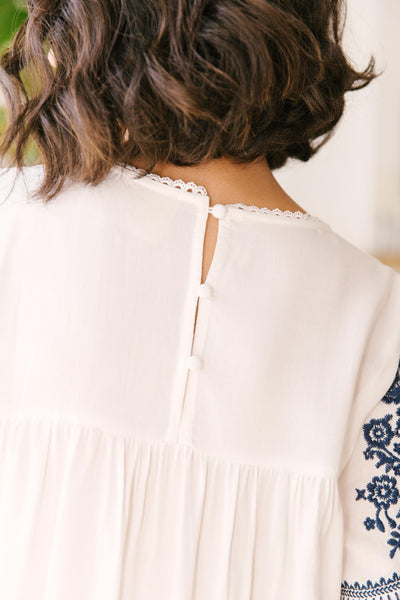 Wanderlust Embroidered Blouse