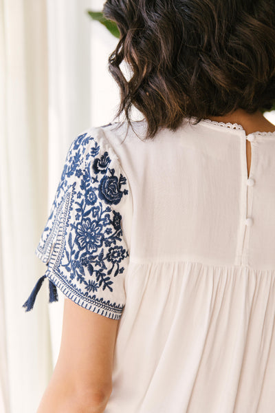 Wanderlust Embroidered Blouse